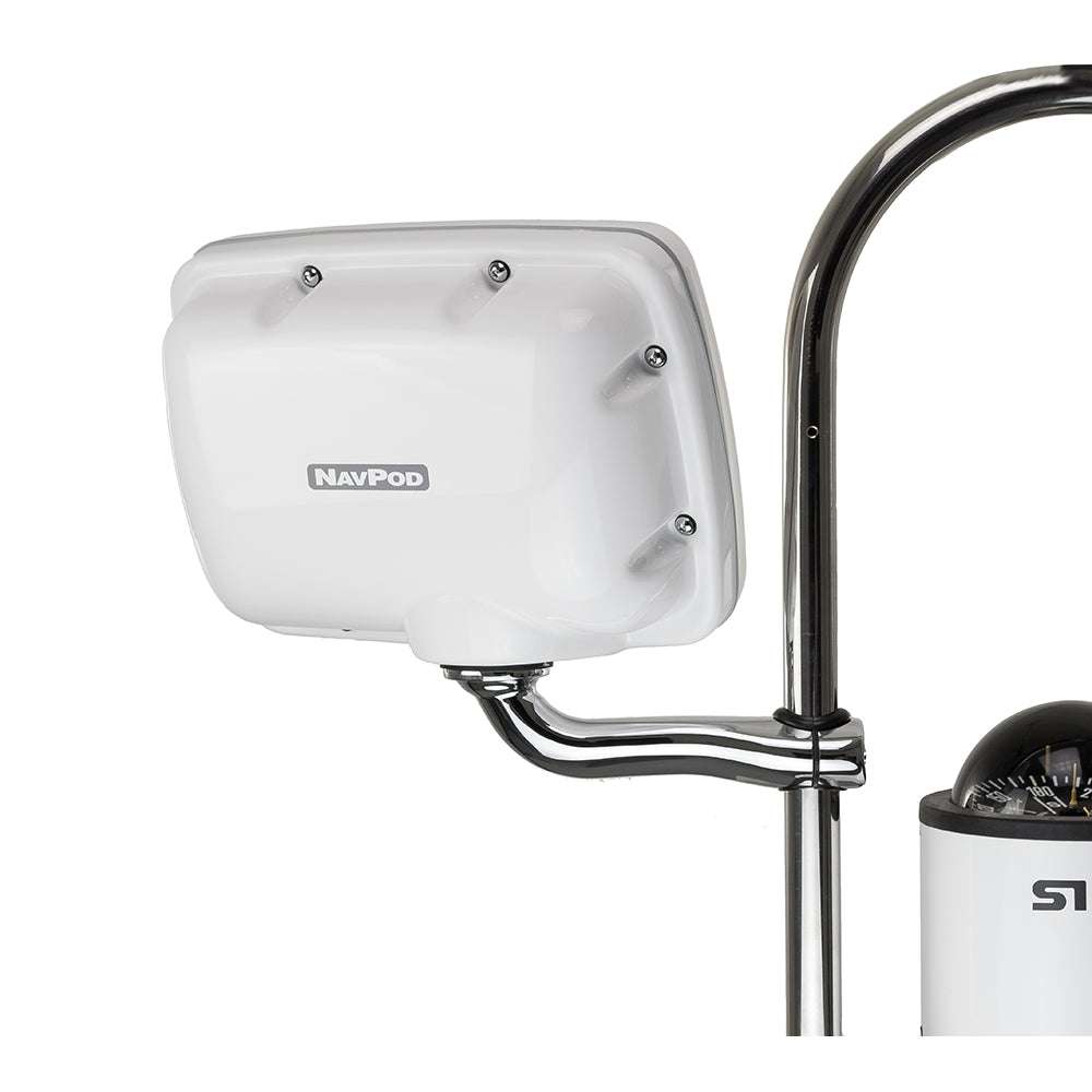 NavPod RMX4800-07 RailMount pre-cut mounting pod for Raymarine AXIOM 9 on 1-inch or 1.25-inch stainless steel tubing