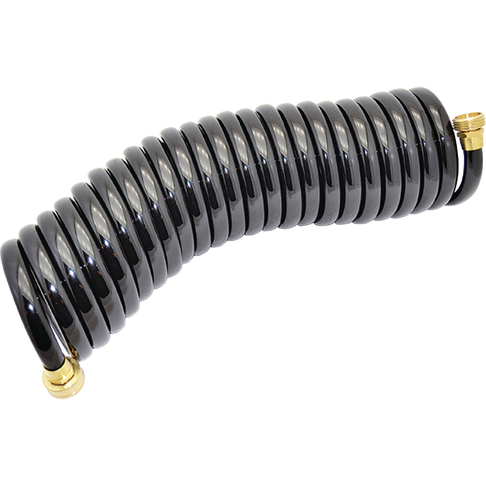 Johnson Pump Coiled Wash Down Hose - 25 feet - 1/2" Diameter - 10615-00