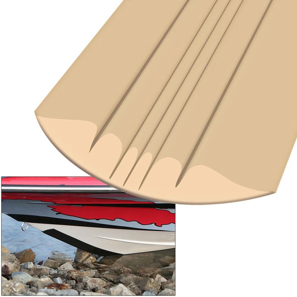 Megaware KeelGuard 9-foot sand-colored keel protector for boats, abrasion-resistant and easy to install