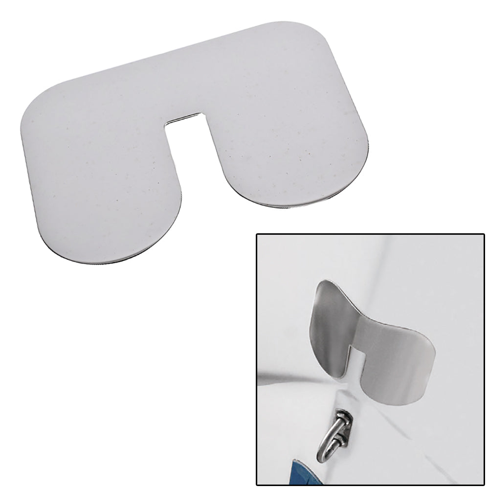 Megaware ScuffBuster Standard with Notch - 5.75" x 4.5" - Notched Bowguard - 22G - Stainless Steel - 02638