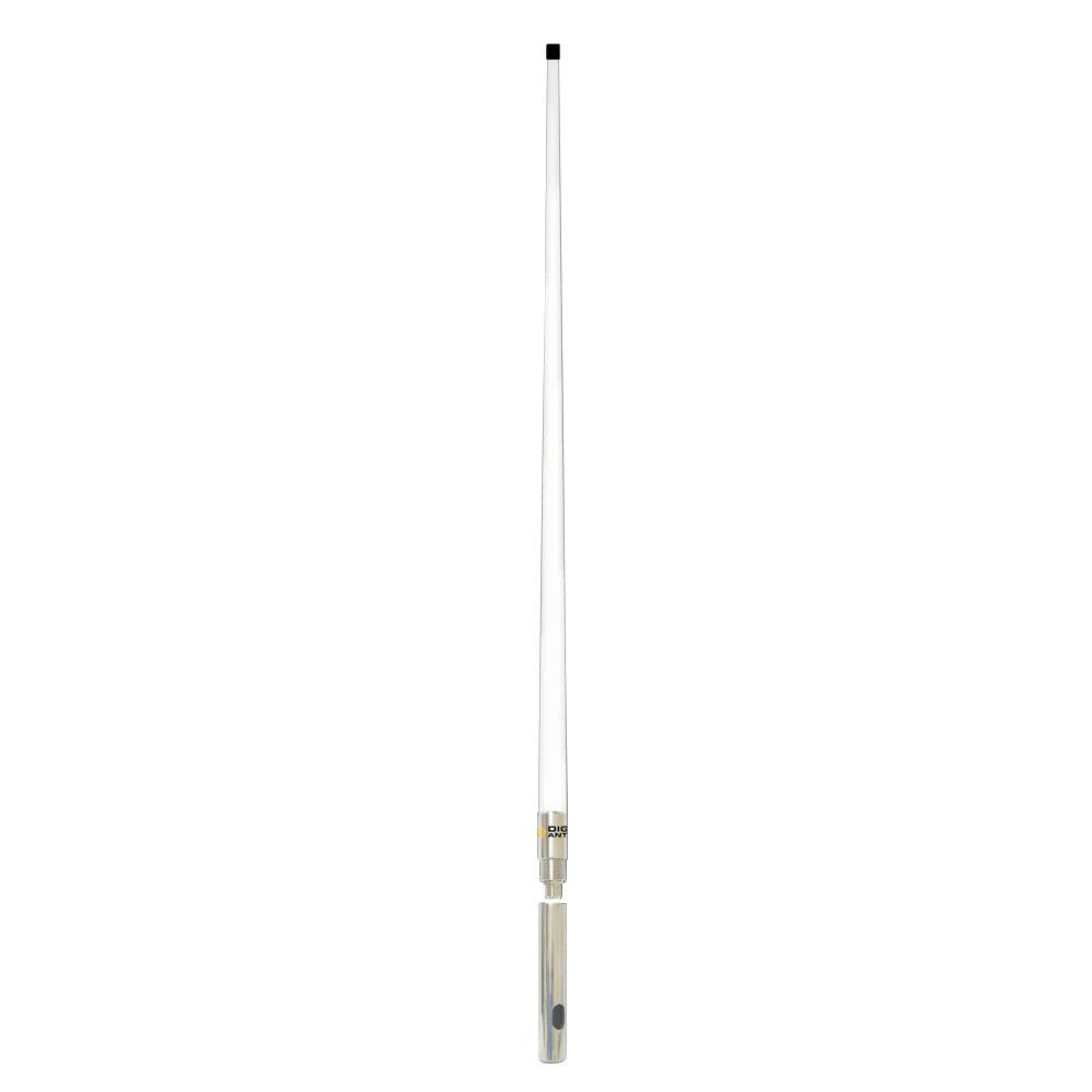 Digital Antenna 897-CW-S 8-foot dual band cellular antenna with 9dB gain and stainless steel mount