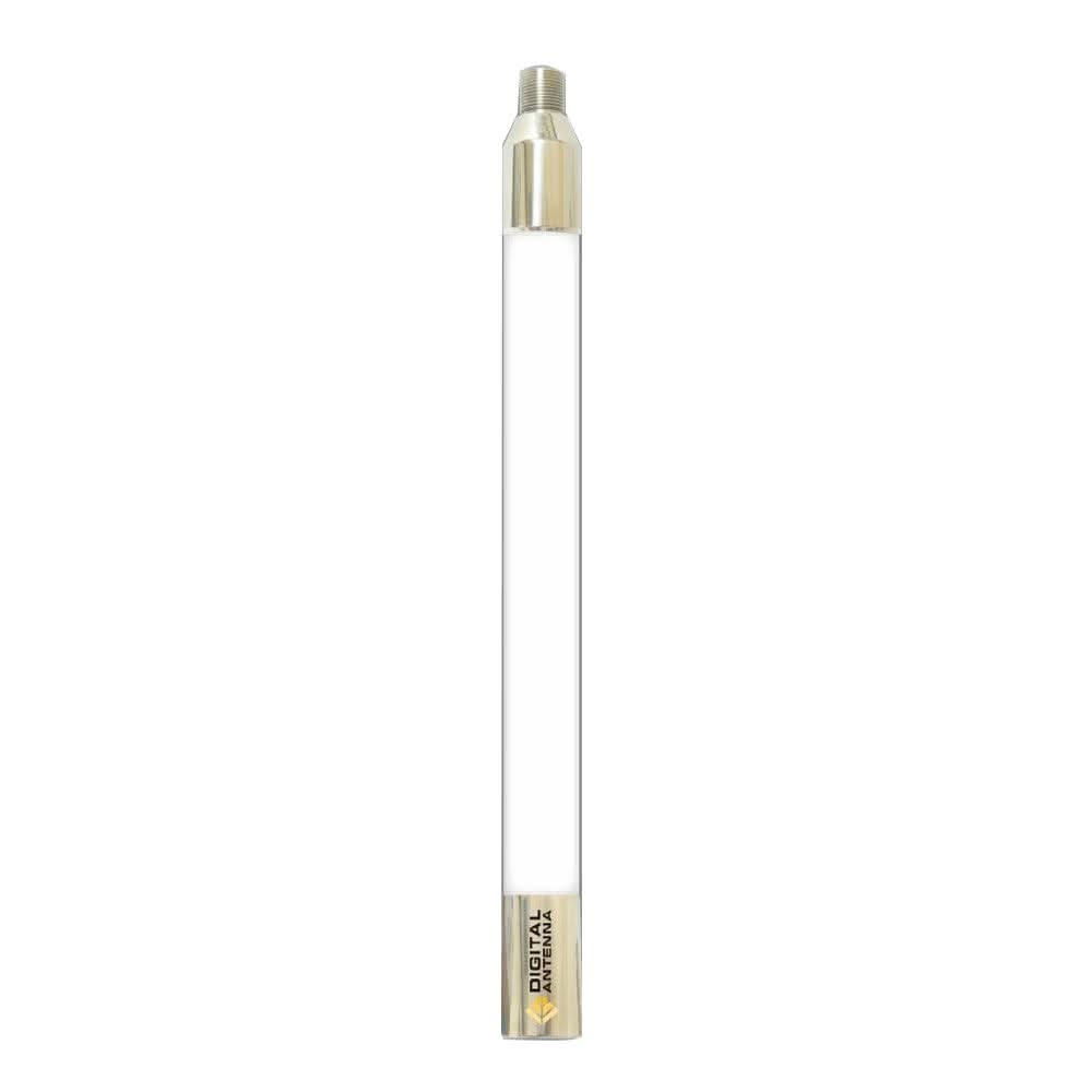 Digital Antenna 549-EW-S 8-foot white fiberglass antenna extender with stainless steel ferrules and 1"14 threaded mounts