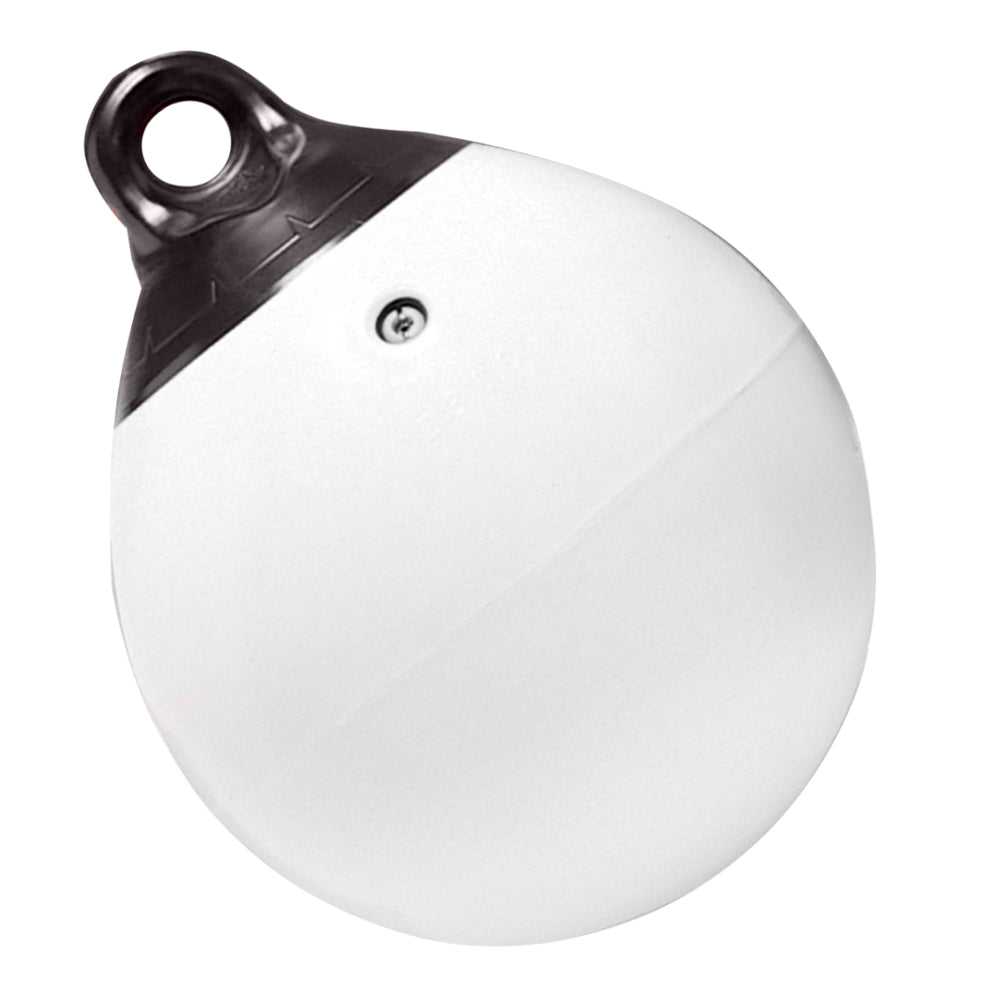 Taylor Made 18" Tuff End Inflatable Vinyl Buoy - White - 1149