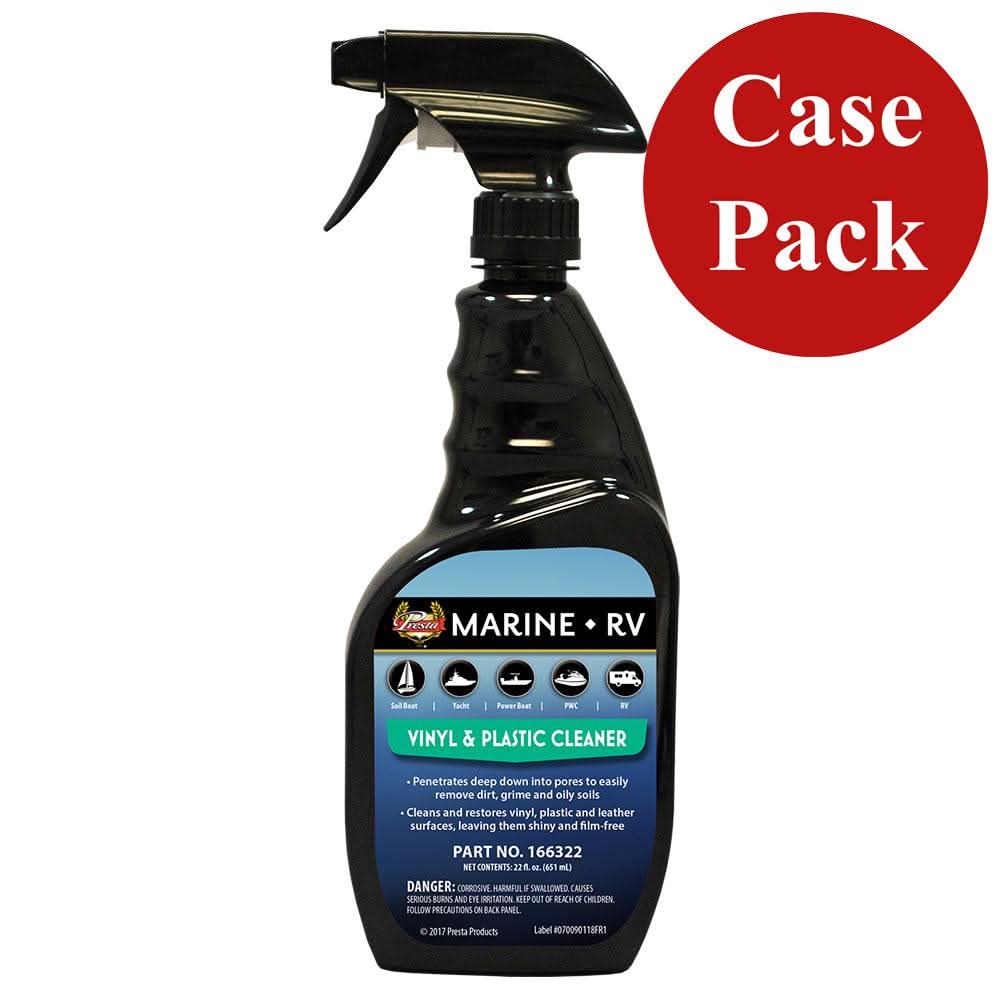 Presta Marine Vinyl Plastic Cleaner - 22oz - *Case of 12* - 166322CASE