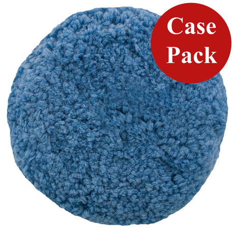 Presta Rotary Blended Wool Buffing Pad - Blue Soft Polish - *Case of 12* - 890144CASE