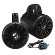 Boss Audio BM40AMPBT 4" 2-Way Amplified Roll Cage/Waketower Speaker Pods w/Bluetooth Controller - BM40AMPBT