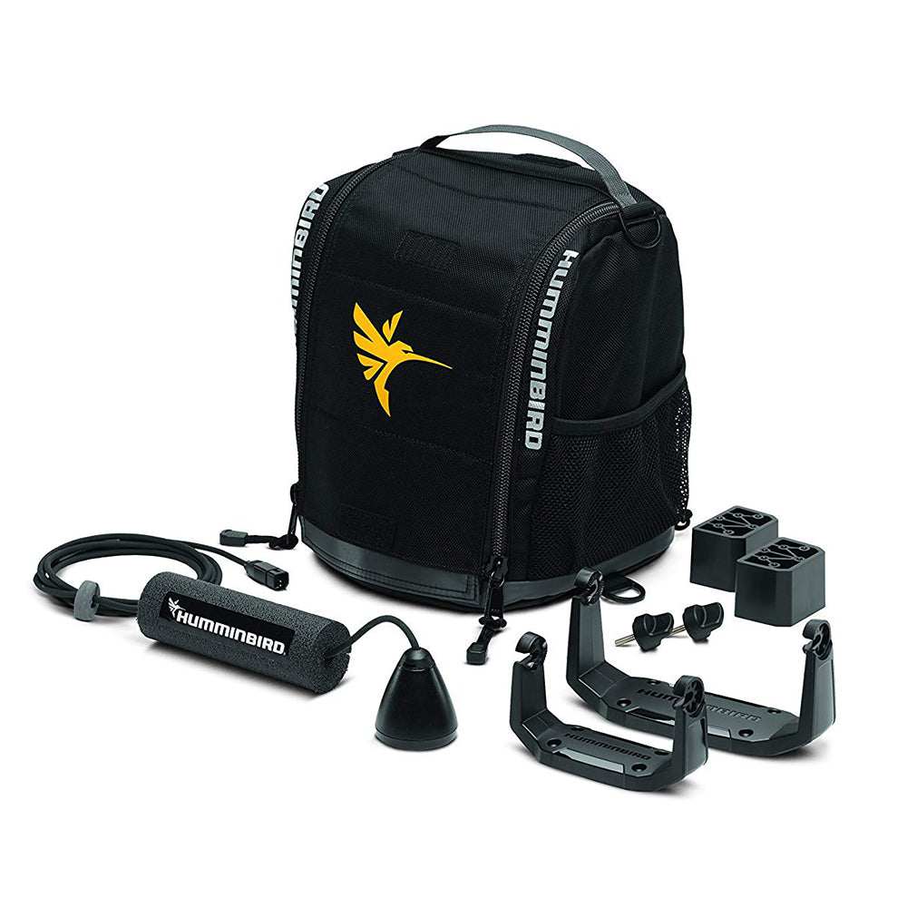 Humminbird ICE PTC UNB portable conversion kit with XI 9 20 transducer and soft-side carry bag