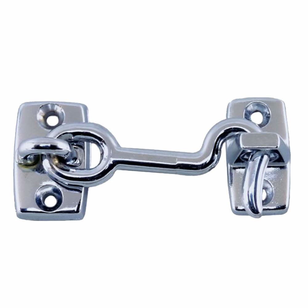 Perko chrome plated zinc cabin door hook 2-1/4 inch sturdy latch hardware