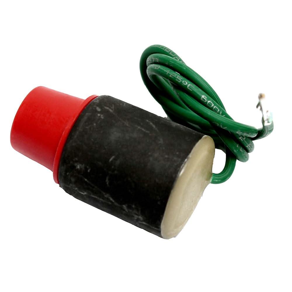 Bennett solenoid valve green 24V replacement for hydraulic power unit with green wires and red cap