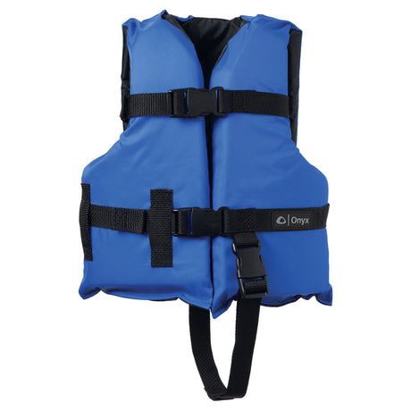 Onyx Nylon General Purpose Life Jacket - Child 30-50lbs - Blue - 103000-500-001-12