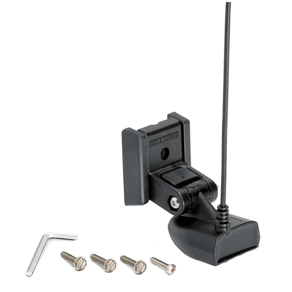 Humminbird XNT-9-HW-T HELIX dual spectrum CHIRP transom mount transducer with temperature sensor and mounting hardware