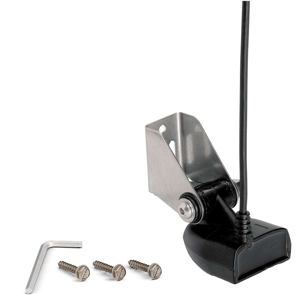 Humminbird XNT-14-HW-T Dual Spectrum CHIRP transducer with metal bracket and 20ft cable for SOLIX sonar systems