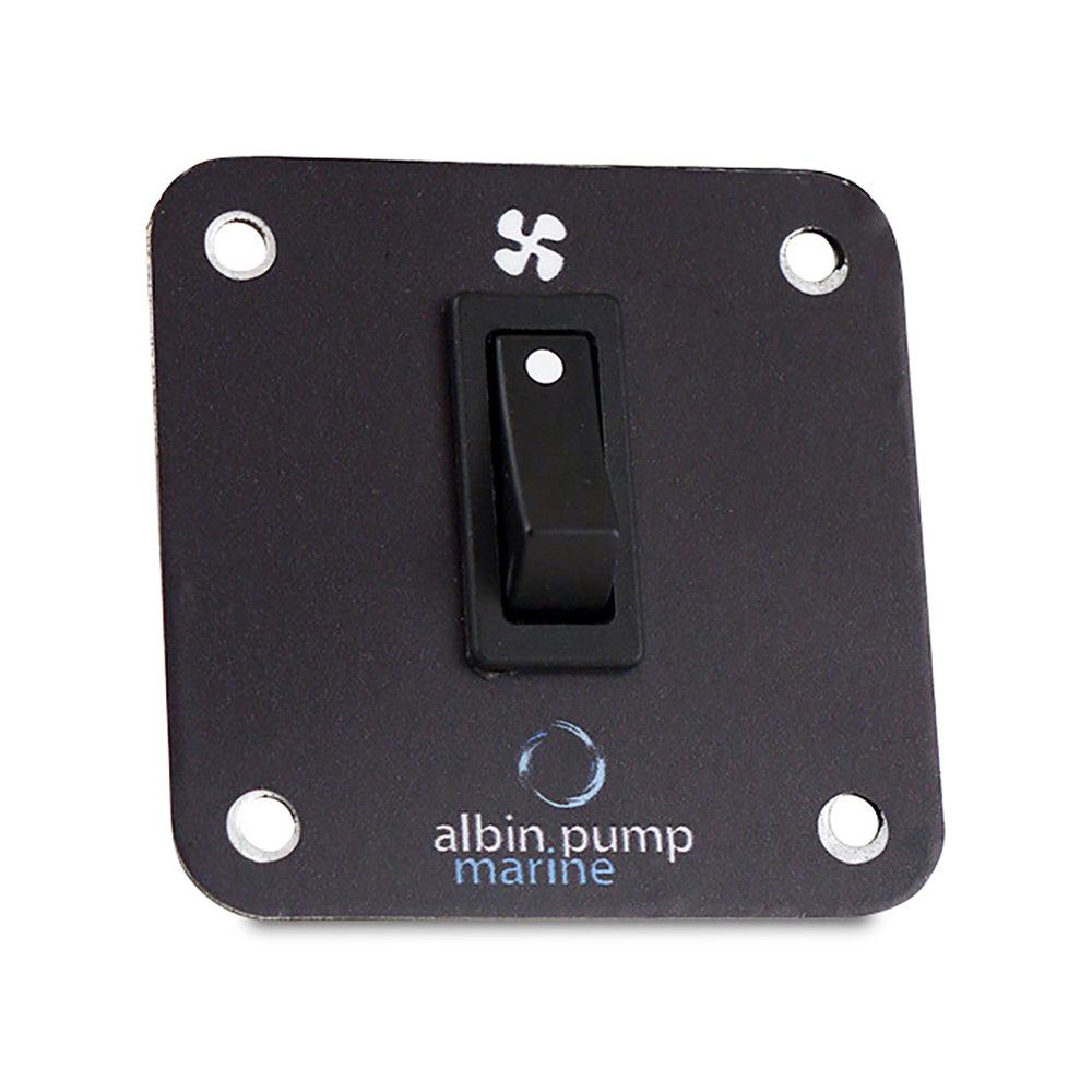 Albin Pump Marine Control Panel 2kW 12V illuminated on/off switch