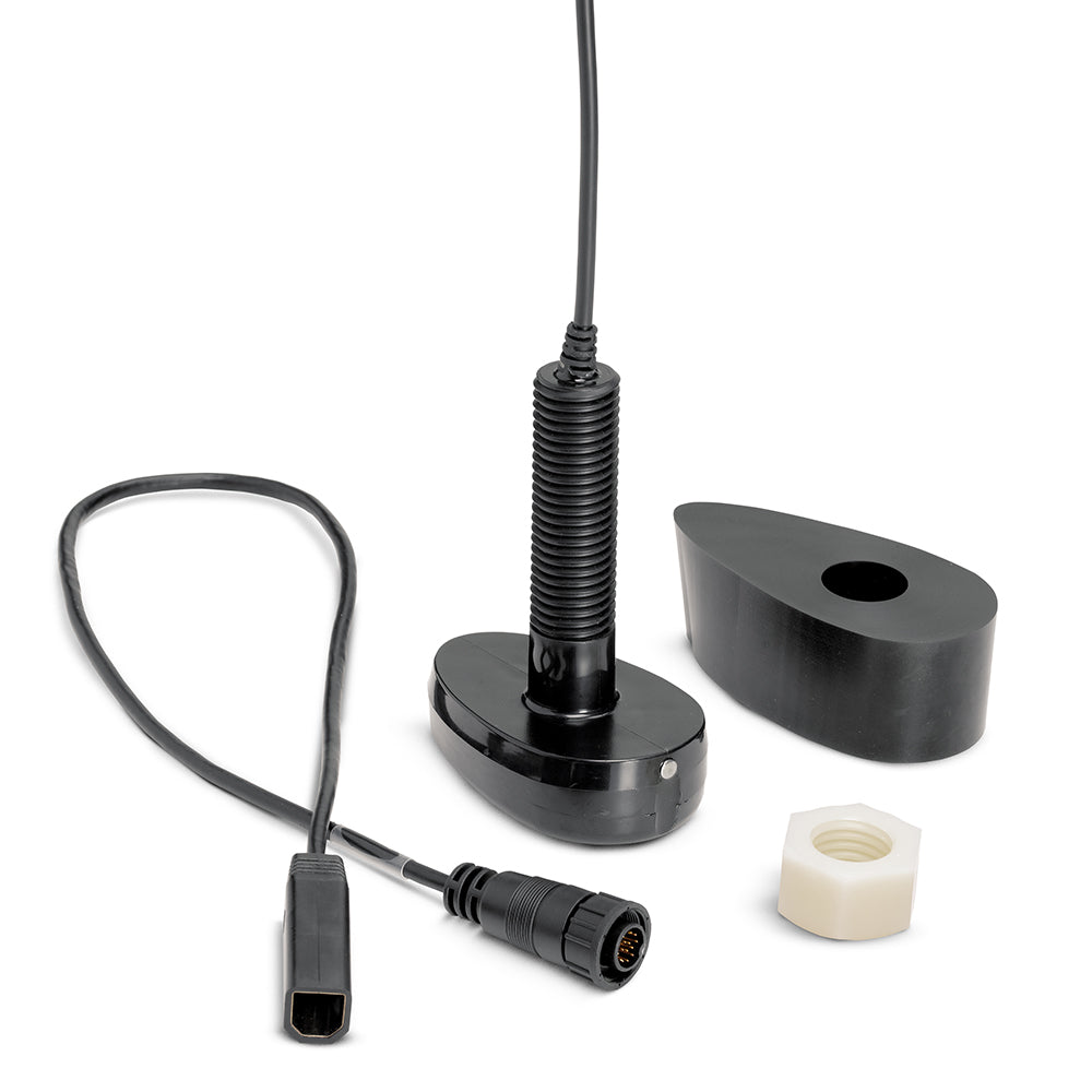 Humminbird XPTH-9-HW-T Dual Spectrum CHIRP Plastic Thru-Hull Transducer with Temp - 710279-1