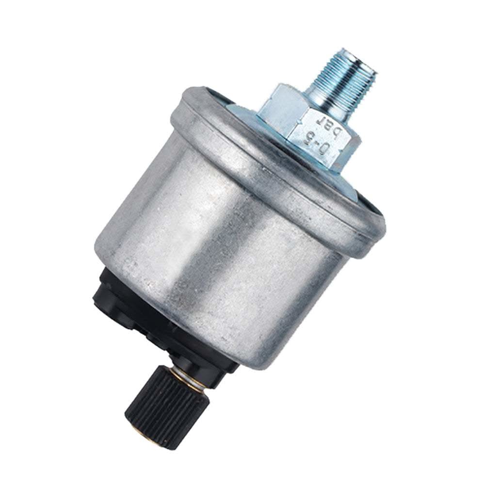 VDO Pressure Sender 150 PSI with 1/8-27NPT connection and knurled nut, 6-24V compatible