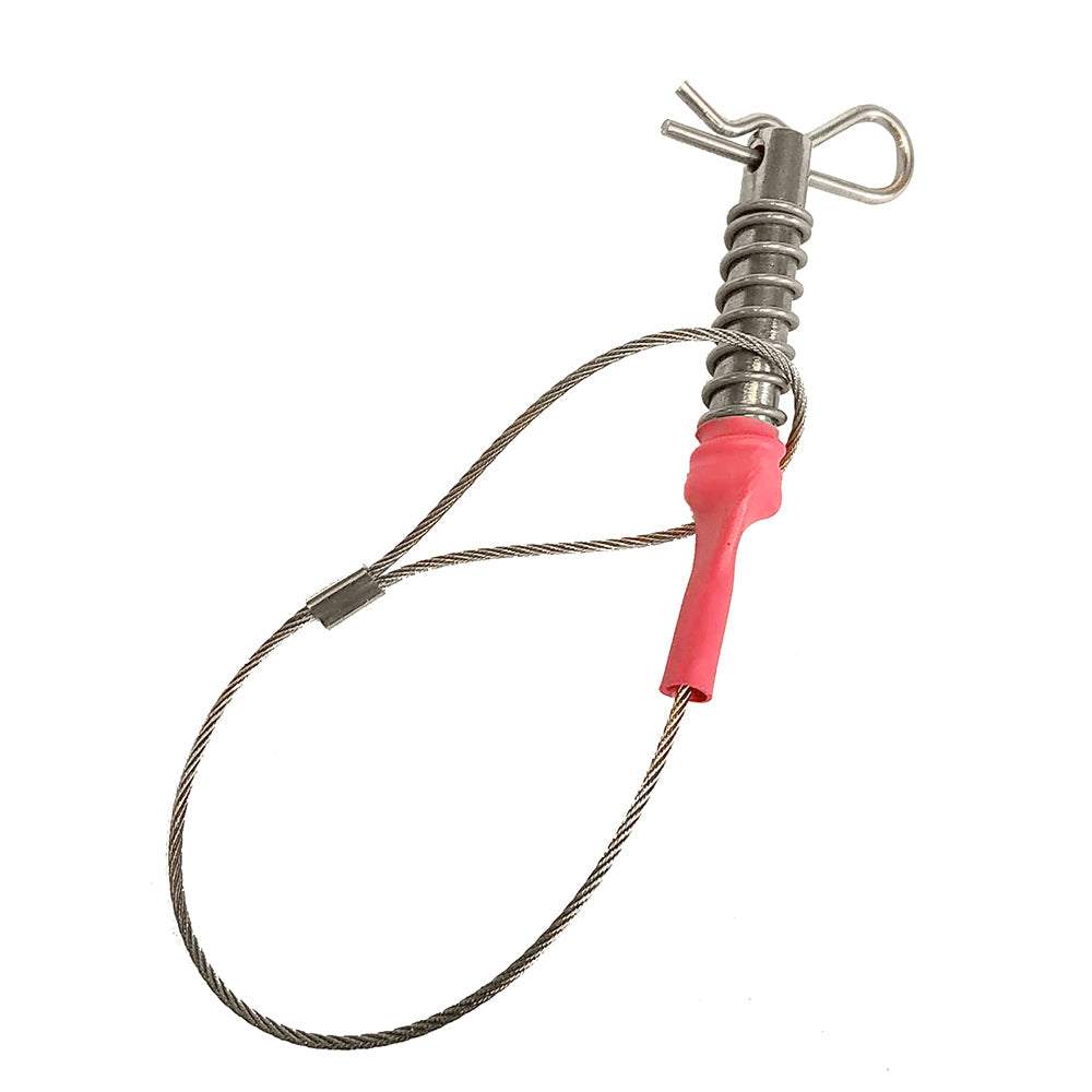 Sea Catch TR8 Spring Loaded Safety Pin with 3/4" shackle and safety latch on white background