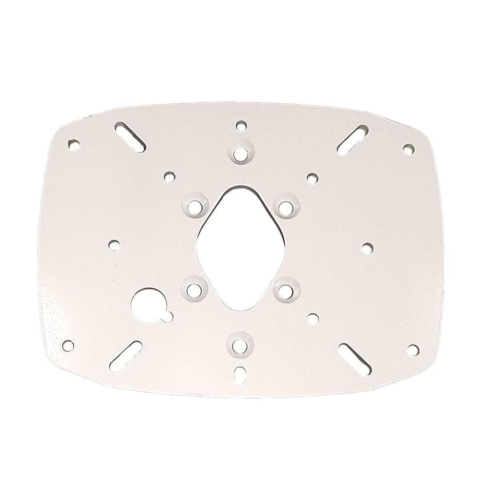 Scanstrut Satcom Plate 1 mounting plate for Satcoms up to 30cm (12") white steel plate
