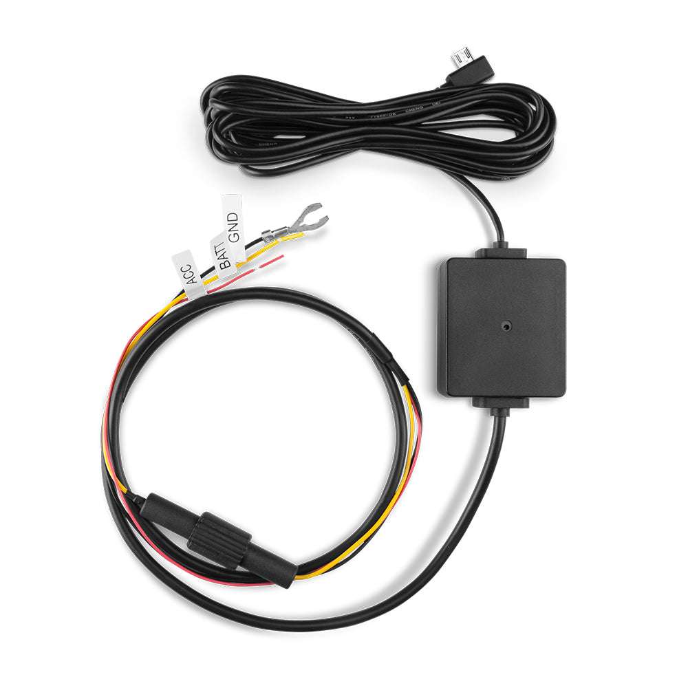 Garmin Parking Mode Cable for Dash Cam with constant power connection and motion detection features
