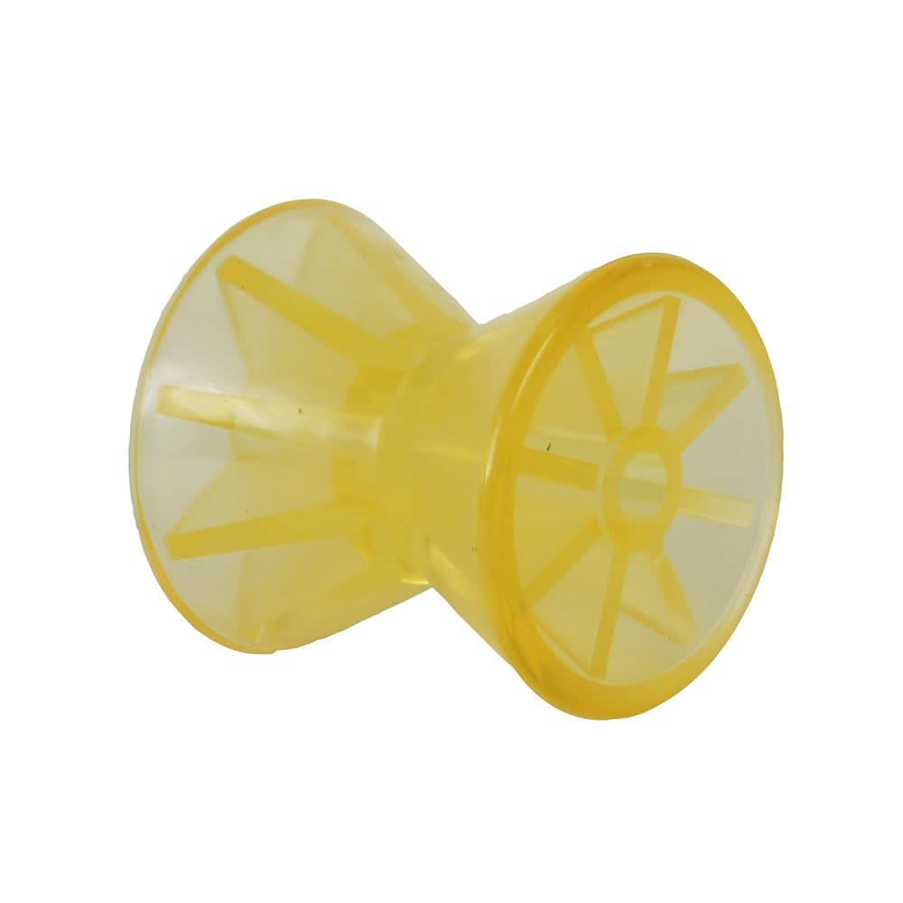 C.E. Smith Bow Roller yellow PVC 4 inch durable boat trailer bow roller