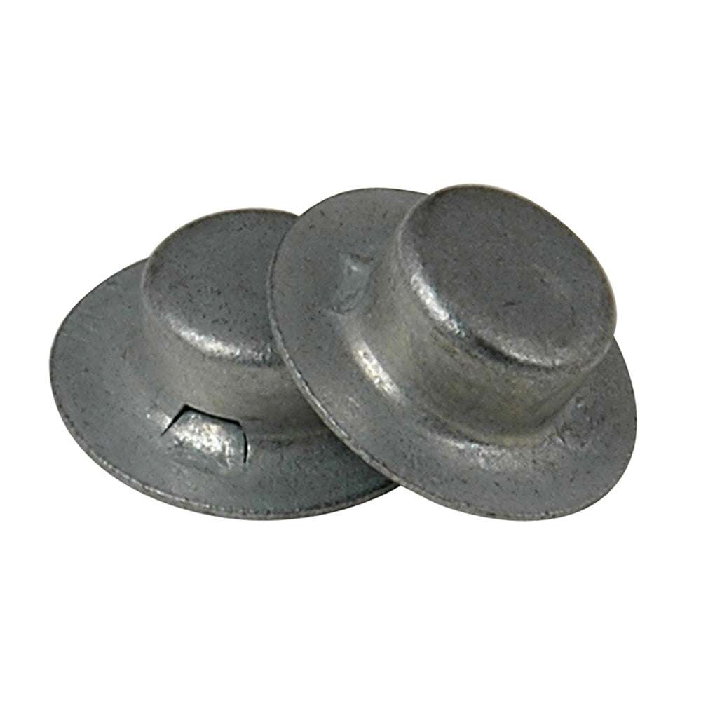 C.E. Smith Cap Nut 1/2 inch zinc plated 8 piece set for roller shafts