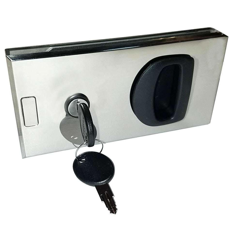 Southco Entry Door Lockset ProFlush stainless steel sliding door lock with key and flush profile