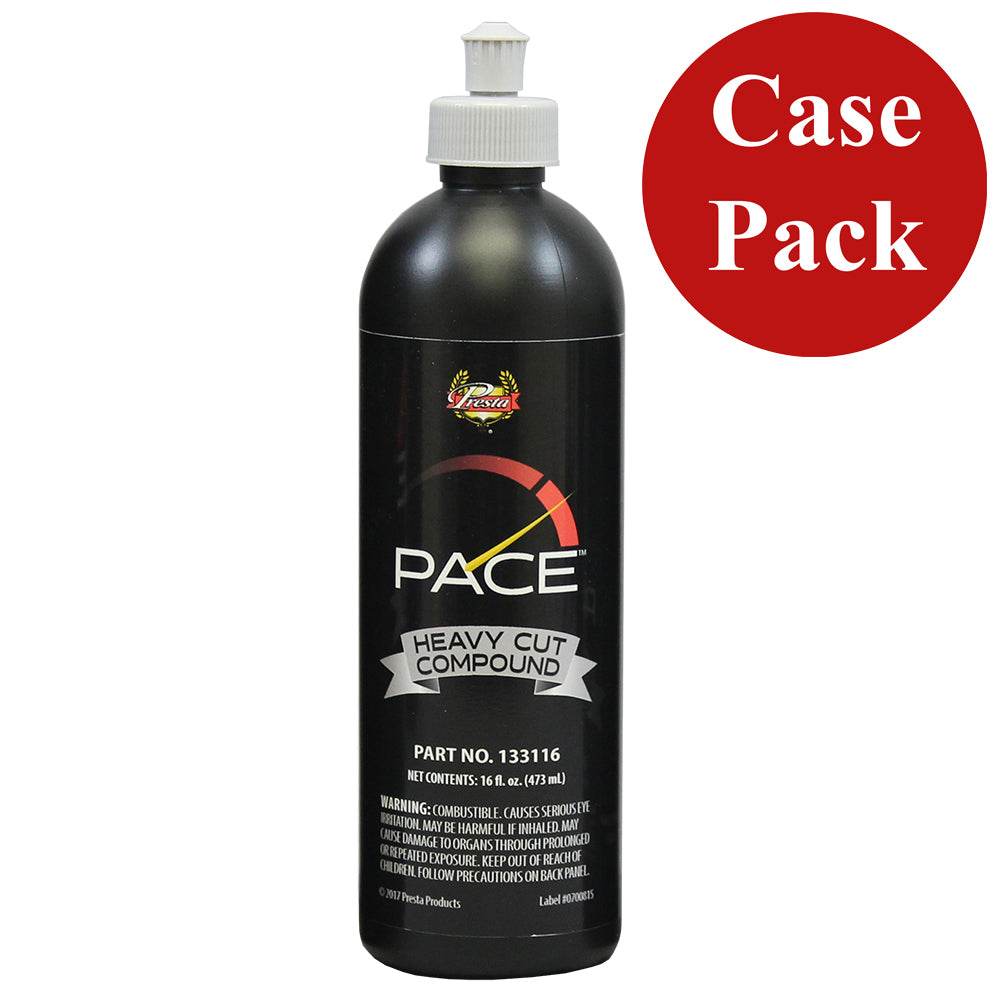 Presta PACE Heavy Cut Compound - 16oz - *Case of 6* - 133116CASE