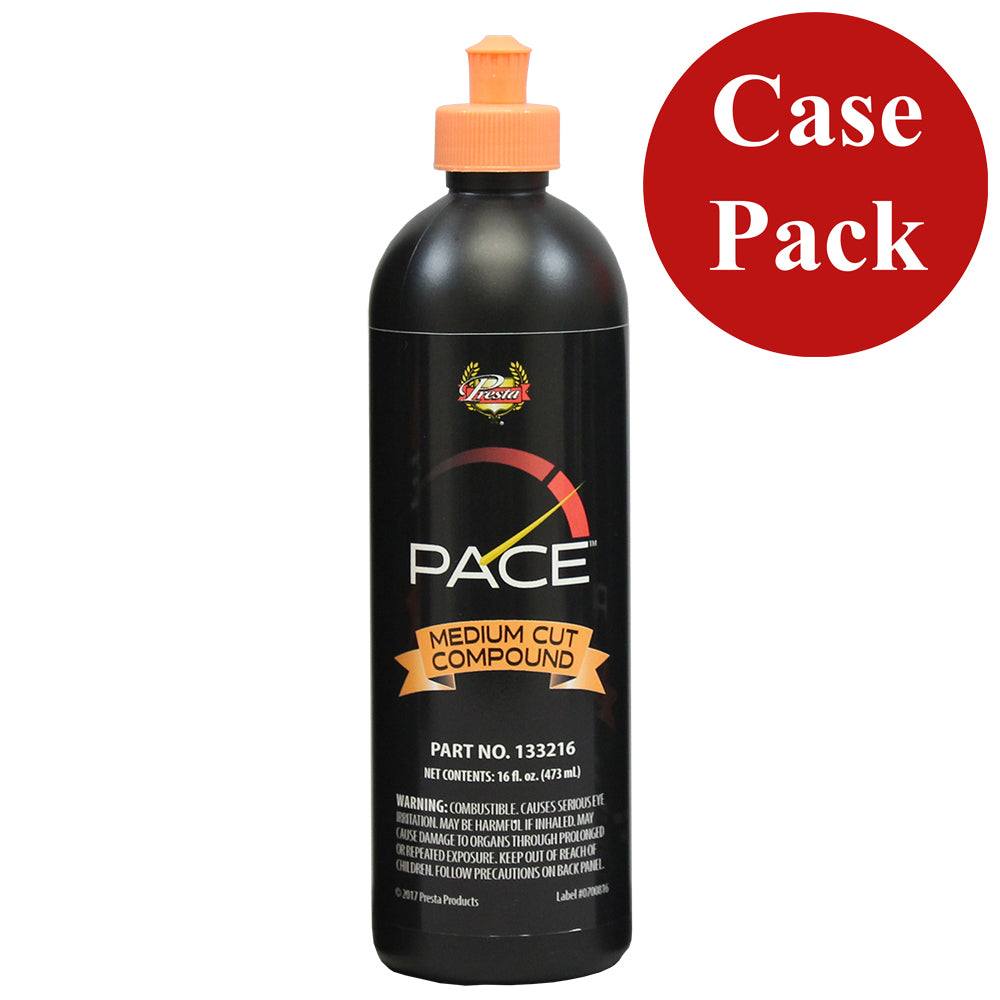 Presta PACE Medium Cut Compound - 16oz - *Case of 6* - 133216CASE