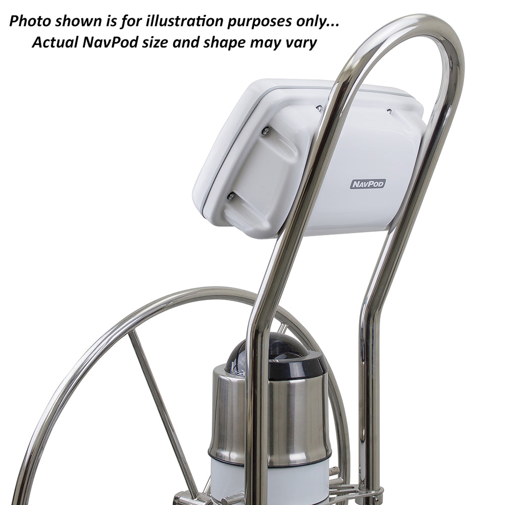 NavPod SystemPod Pre-Cut for Raymarine AXIOM 9 & 1 Instrument (3.6″ hole) for 9.5″ Wide Guard (Pre-Cut for Surface Mount Using Rear Mounting Brackets) - GP1040-16