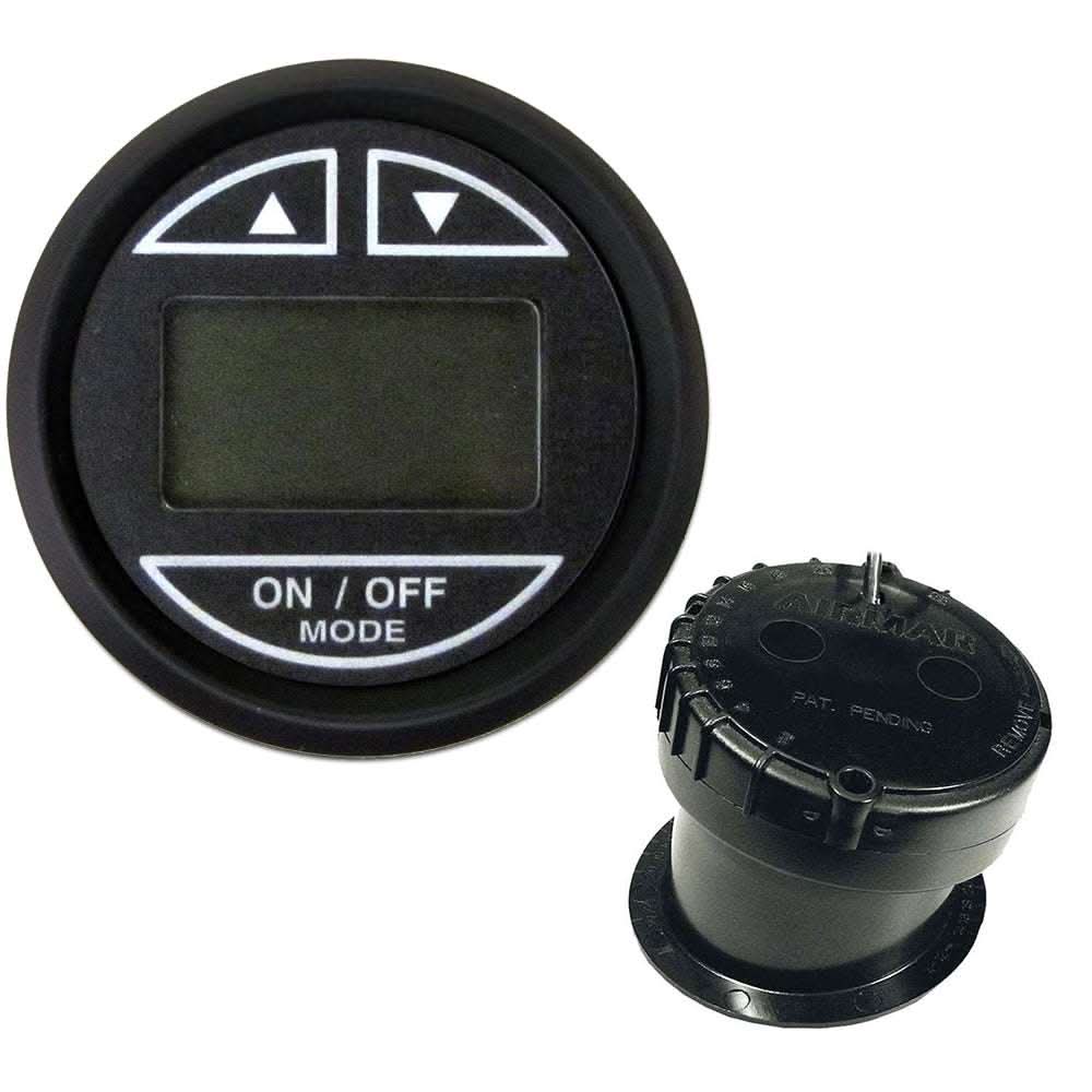 Faria 2 inch depth sounder with in-hull transducer Euro Black model 12851