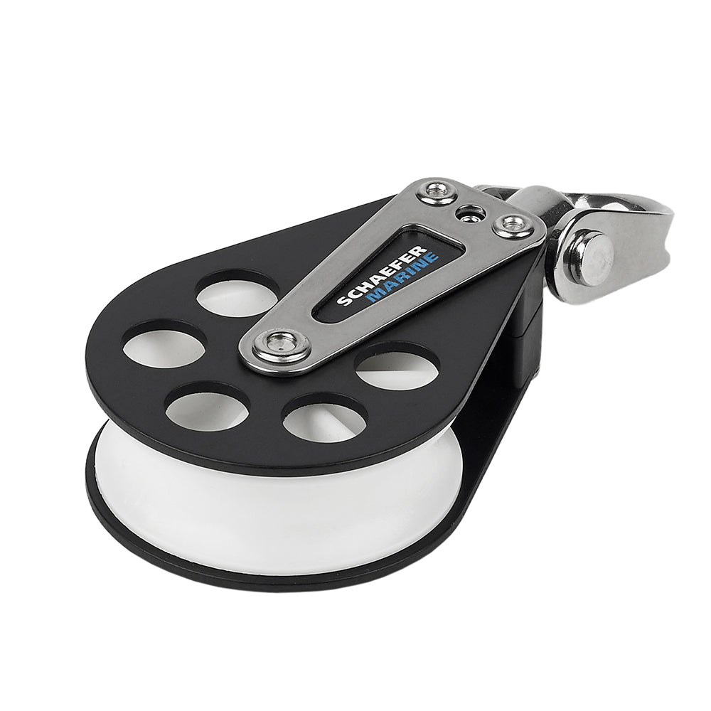 Schaefer Single Aluminum Block - 60mm Sheave - 704-05