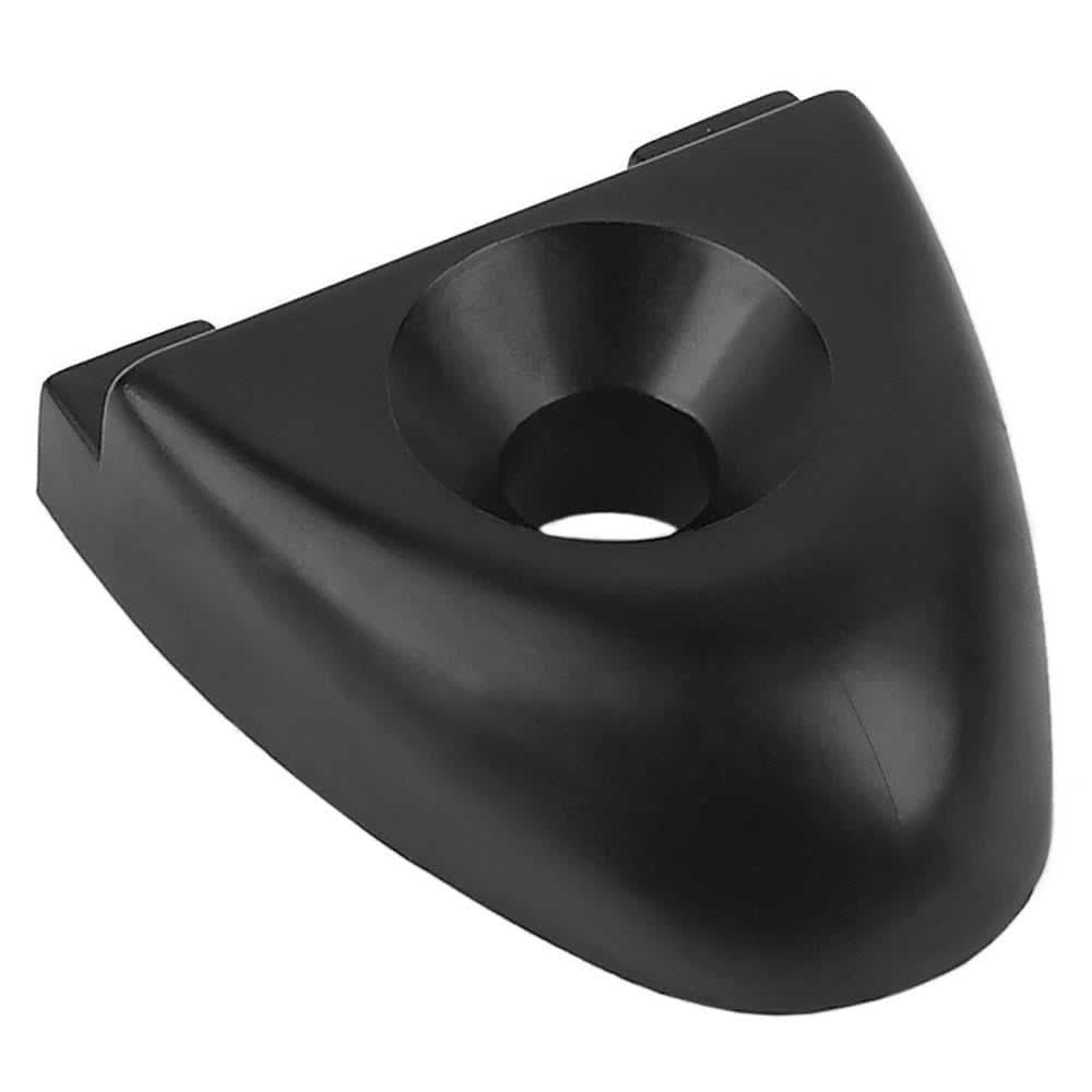 Schaefer T-Track Endstop black for 1 inch track, triangular shape with central hole