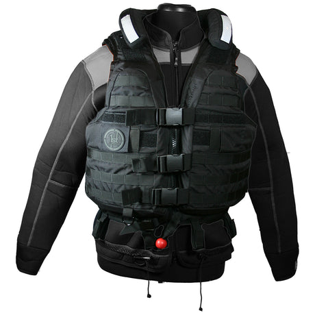 First Watch HBV-100 High Buoyancy Type V Rescue Vest - X-Large-XXX-Large - Black - HBV-100-BK-XL-3XL