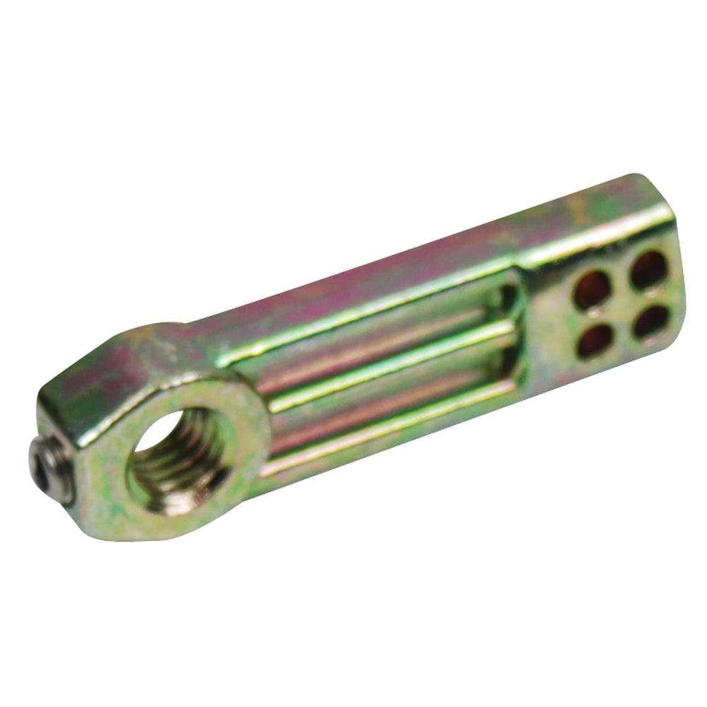 Whitecap Straight Short Cam Bar zinc replacement with threaded shaft and set screw adjustment
