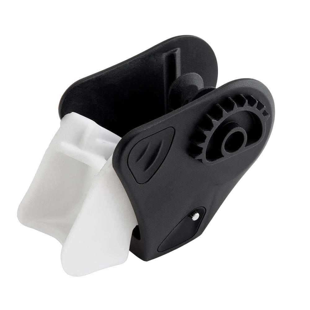 Scanstrut ROKK Quick Release Adapter for Lowrance HOOK2 fish finder mount in black and white plastic
