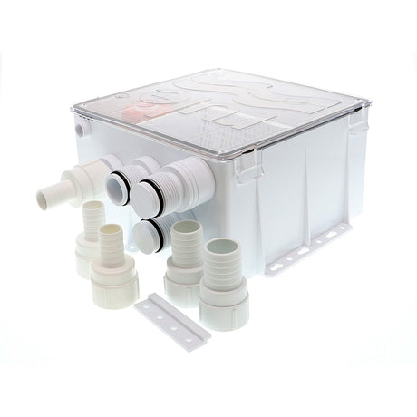 Rule Shower Drain Box with 800 GPH Pump - 12V - 98B