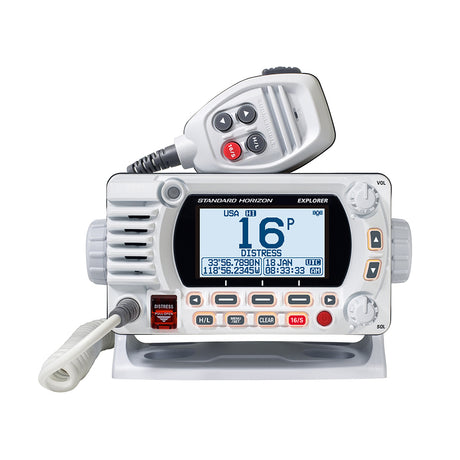 Standard Horizon GX1800G Fixed Mount VHF with GPS - White - GX1800GW