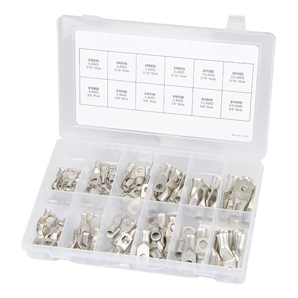 Ancor 100-Piece Tinned Copper Lug Kit - 255101