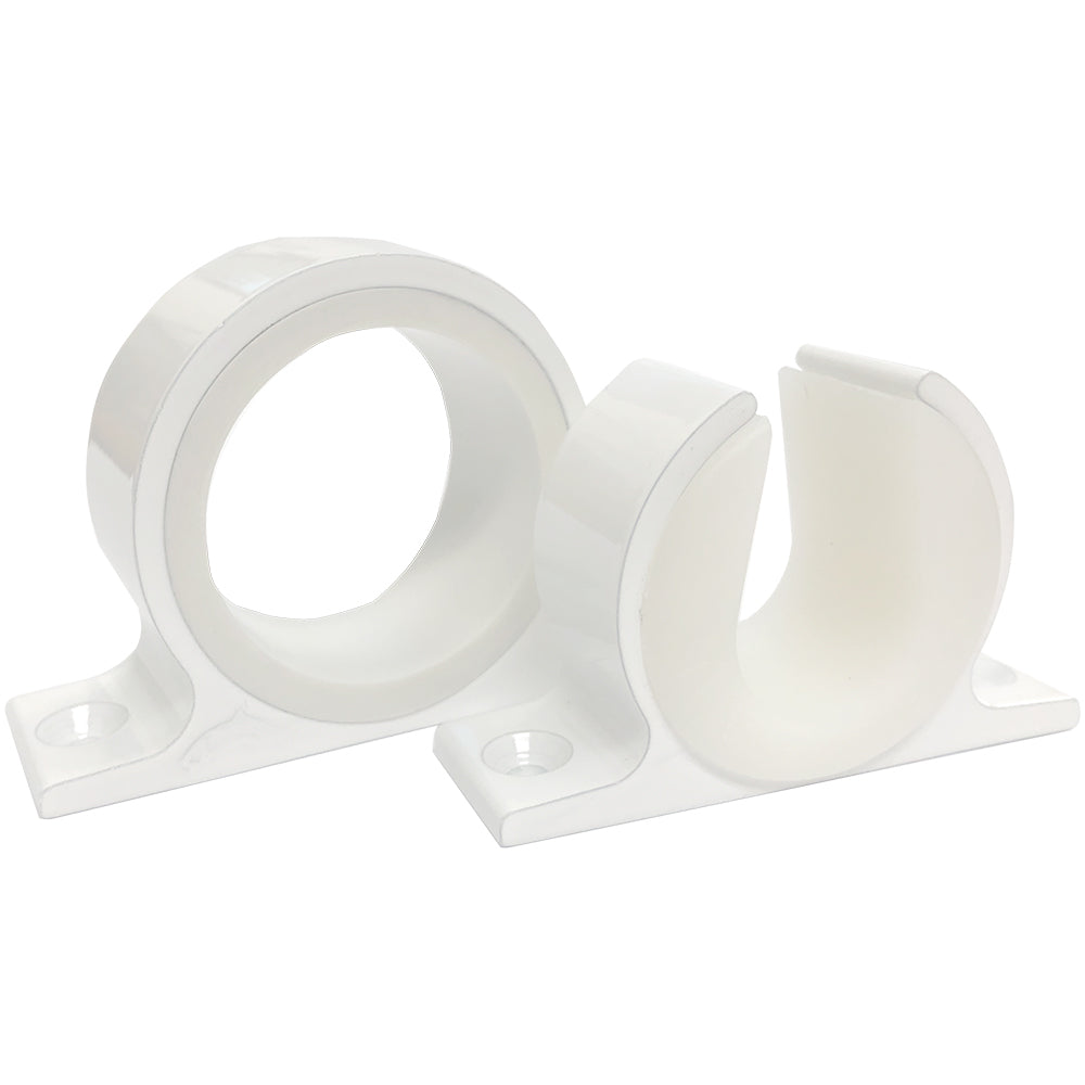 Lee's Tackle Single Rod Rack Set - White Powder Coat Finish - MC70WH