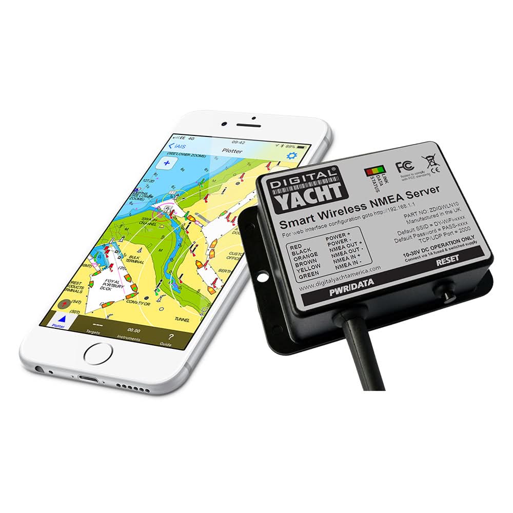 Digital Yacht WLN10 Smart NMEA to WiFi Converter - 4800 Baud - ZDIGWLN10SM