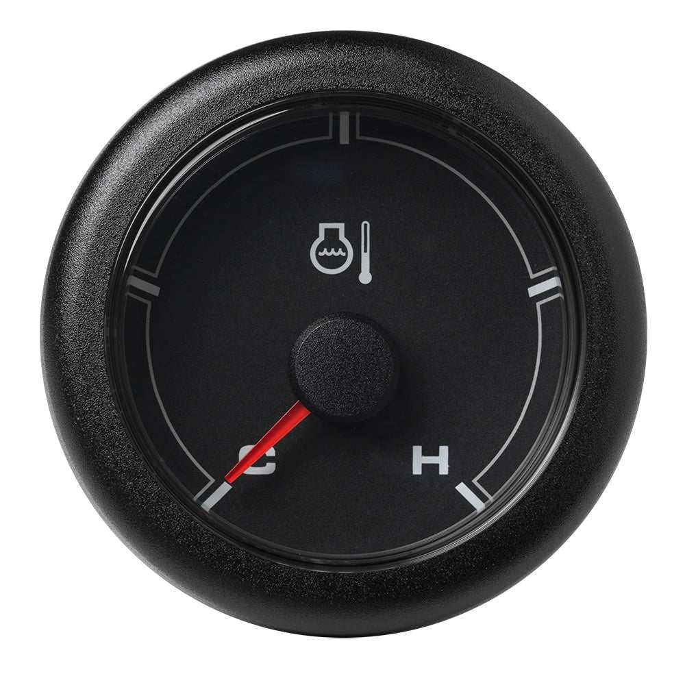 VDO OceanLink Temperature Gauge black dial and bezel marine temperature monitor 2-1/16 inch 250°F range
