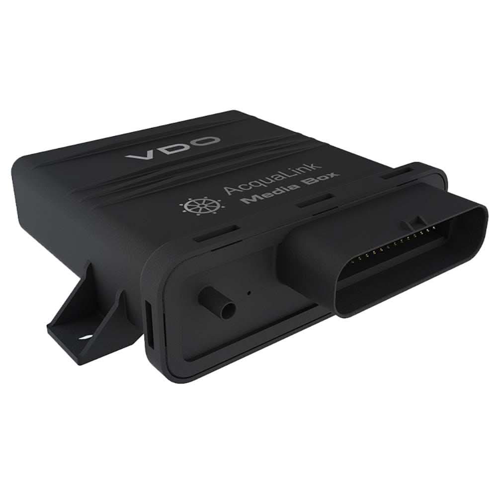 VDO AcquaLink MediaBox NMEA 2000 marine radio with AM/FM, Bluetooth, USB connectivity