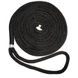 New England Ropes 3/8" X 25' Nylon Double Braid Dock Line - Black - C5054-12-00025