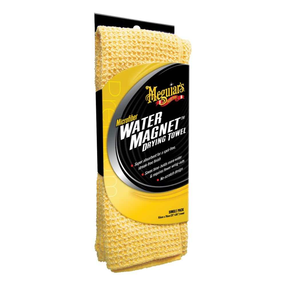 Meguiar's Water Magnet Microfiber Drying Towel 22x30 inch yellow waffle weave microfiber car drying towel