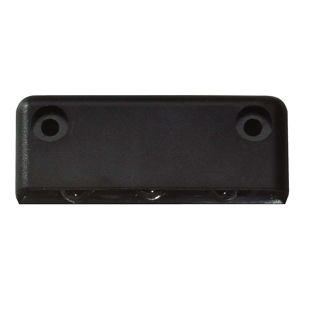 Innovative Lighting 3 LED surface mount step light in black case with amber LEDs