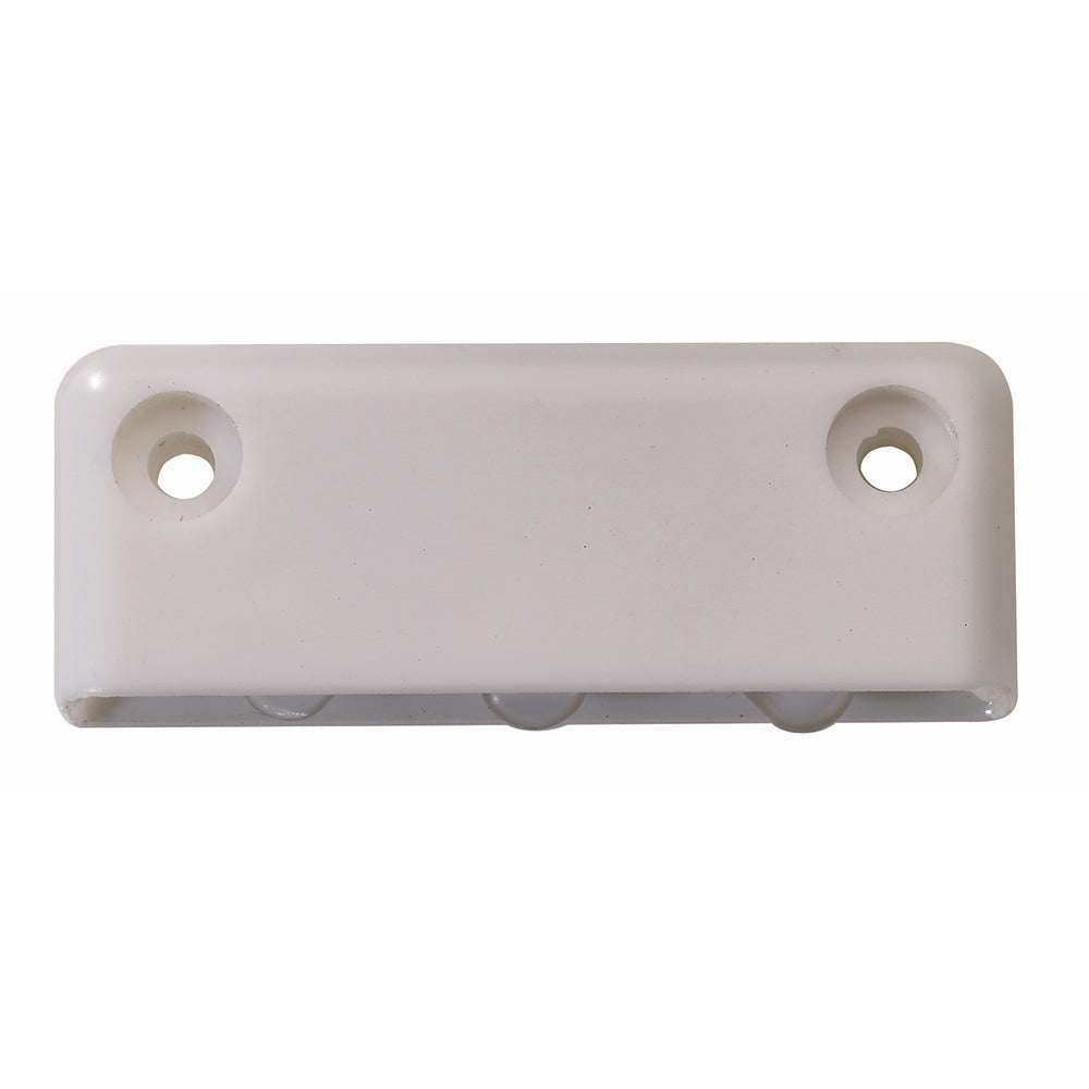 Innovative Lighting 3 LED surface mount step light with amber LEDs and white case, compact and moisture-sealed design