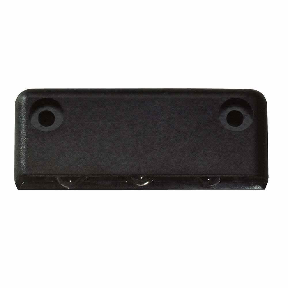 Innovative Lighting 3 LED surface mount step light with red LEDs and black case model 003-4000-7