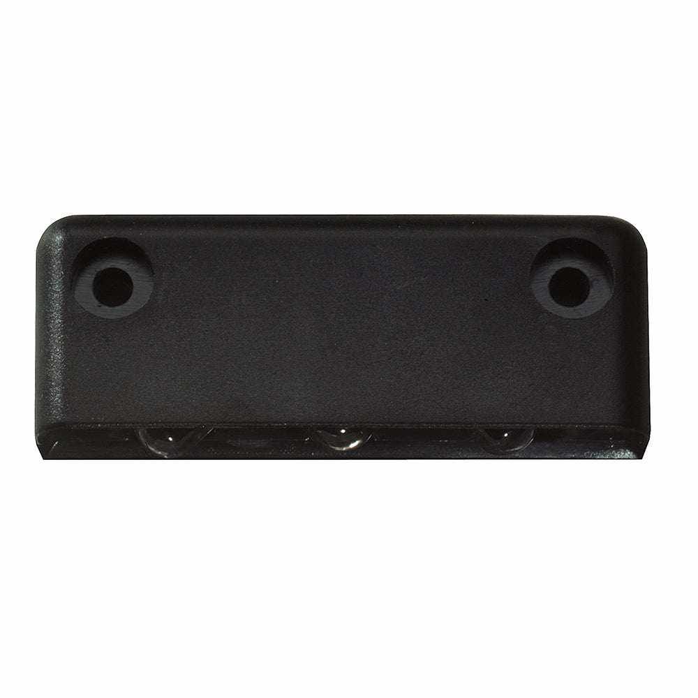 Innovative Lighting 3 LED surface mount step light with white LEDs and black case, durable and moisture-sealed design