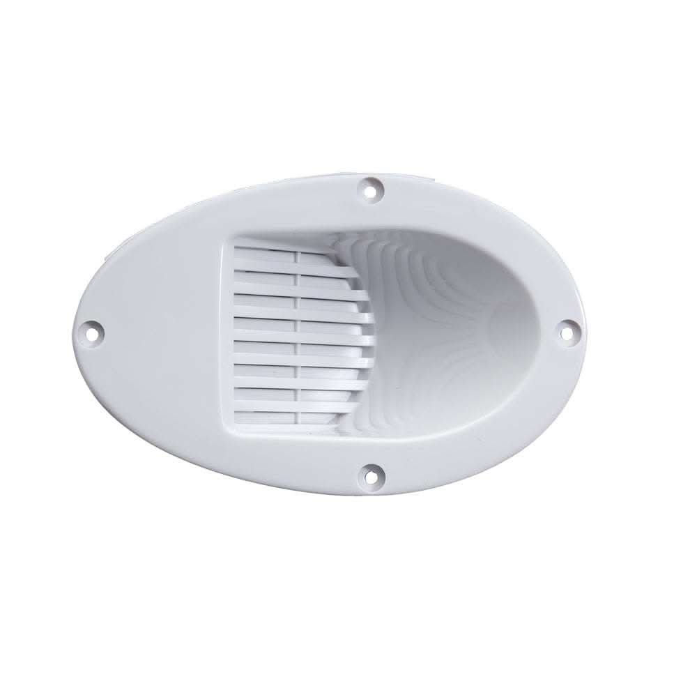 Innovative Lighting marine hull mount horn pair white with drainage system for vessels under 12 meters