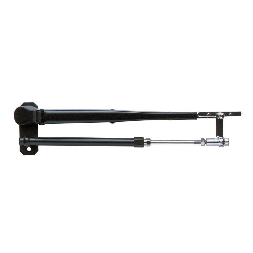 Marinco Wiper Arm Deluxe adjustable black stainless steel pantographic 17-22 inch