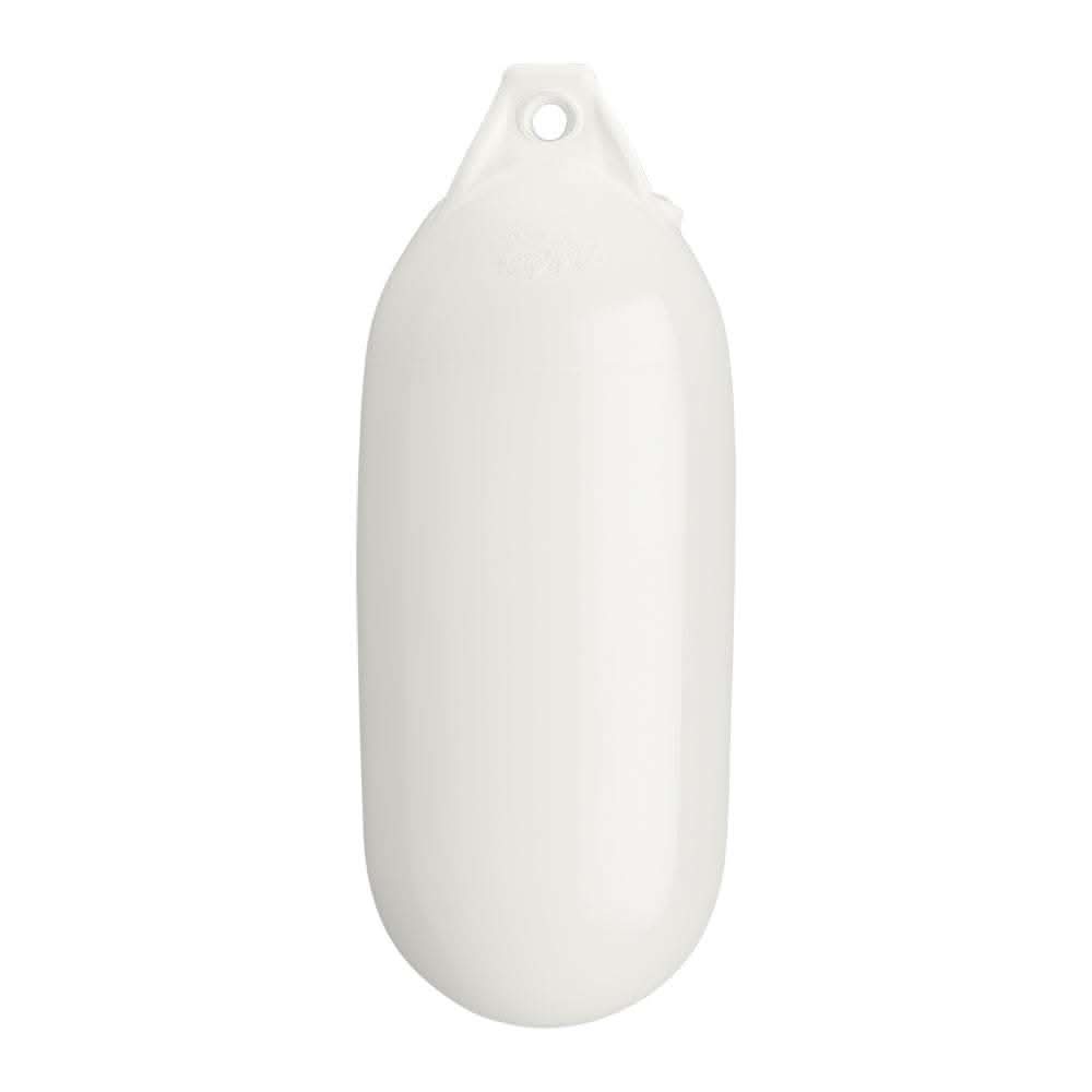 Polyform S-Series 6x15 inch white buoy for small boat fender and mooring